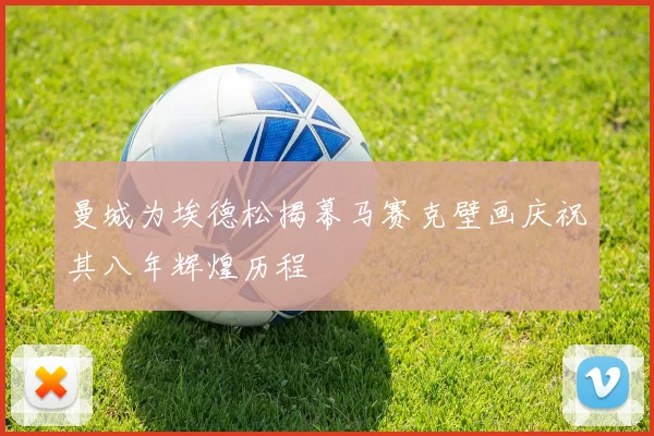 曼城为埃德松揭幕马赛克壁画庆祝其八年辉煌历程